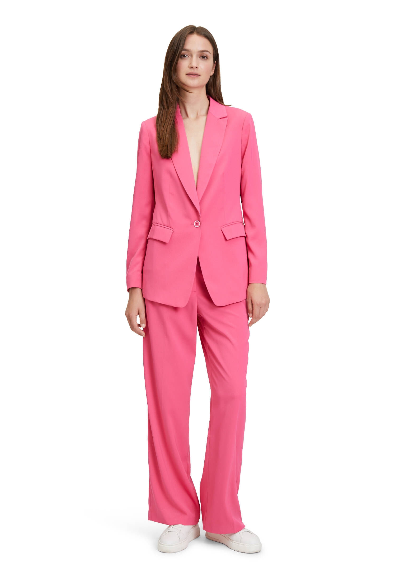 Betty & Co| Damen Longblazer mit Taschen