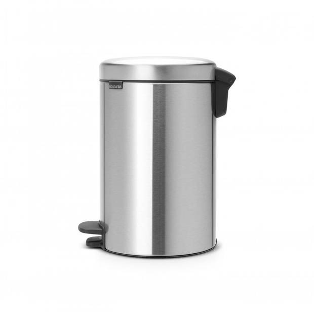 Brabantia newIcon pedaalemmer 12 liter met kunststof binnenemmer - Matt Steel
