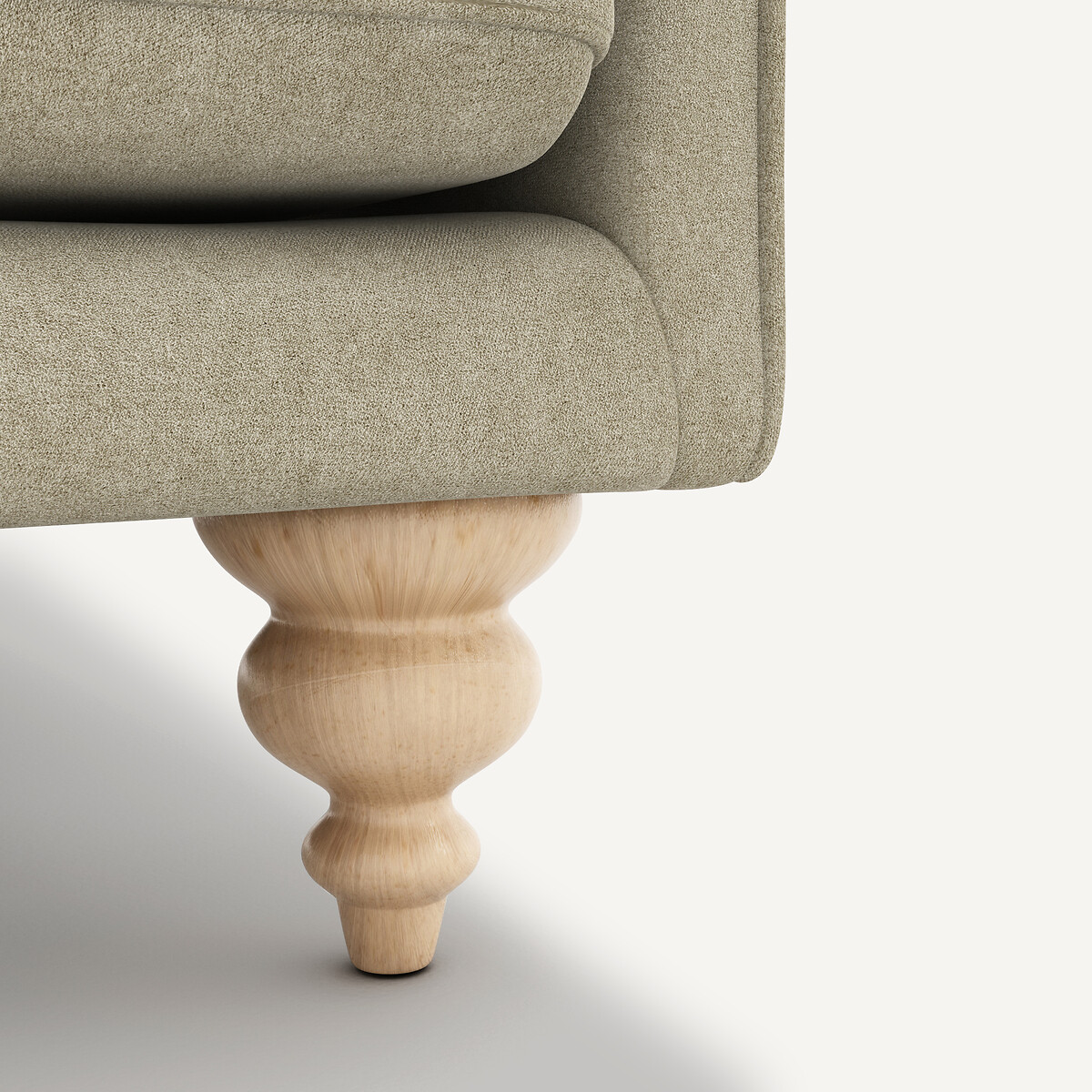 AM.PM<br>Banco compacto lavado com pedra fluweel, Lazare