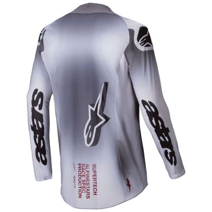 Maillot cross Alpinestars SUPERTECH - MAKER 2025 - Gris / Noir