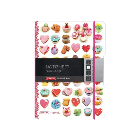 Herlitz Notizheft PP A5 Flex Rezepte kariert 40 Blatt