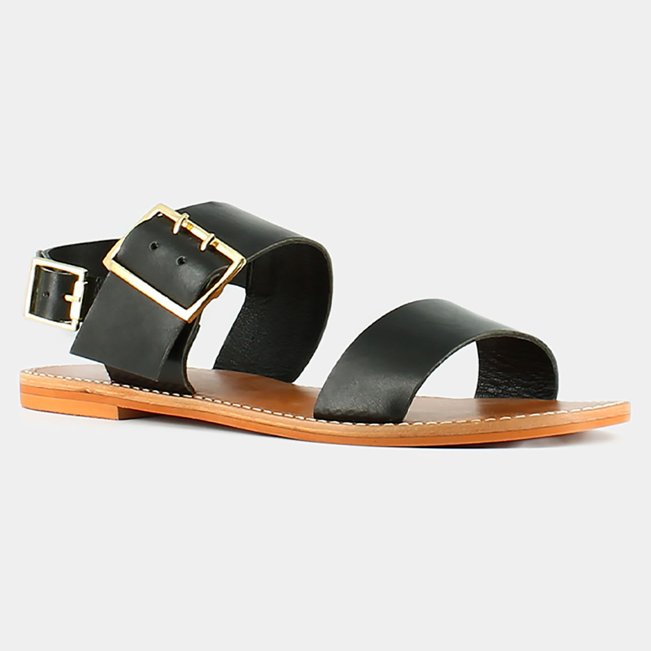 Jonak Sandales en Cuir Wendel noires