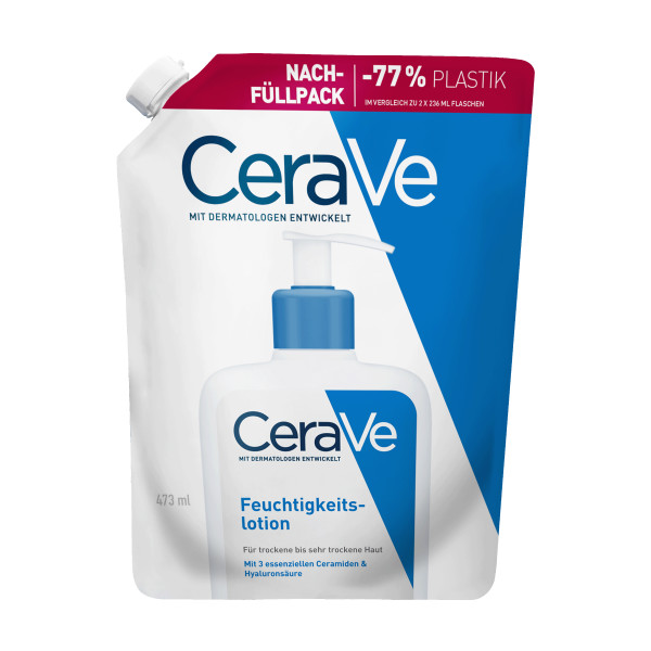 CERAVE Moist Lotion<br>473 ml, Lotion, Refill englisch französisch