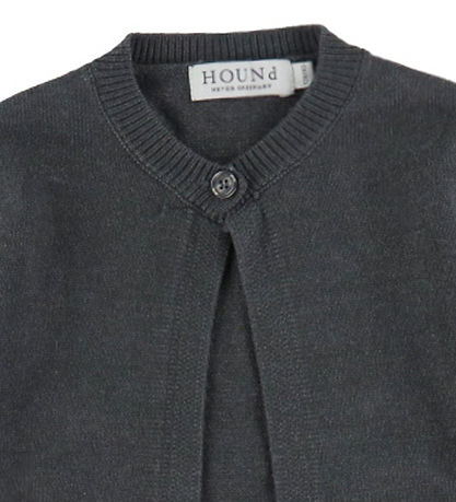 Hound Cardigan - Strick - One Knopf - Dark Grey Melange