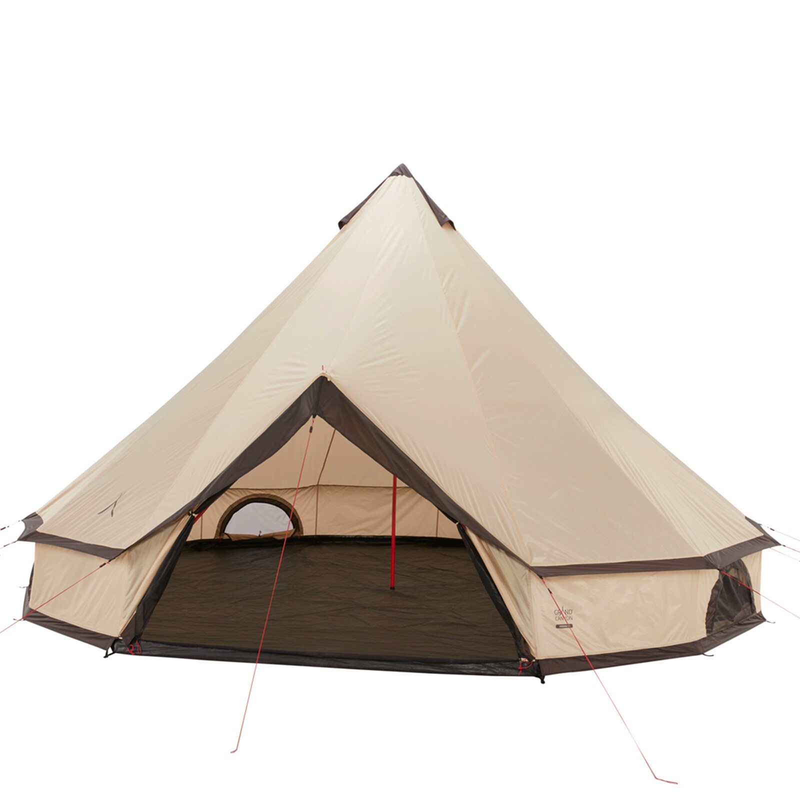 GRAND CANYON Indiana 10 Personen Rund Zelt Familien Gruppenzelt Tipi Wigwam Groß Farbe: Mojave Desert