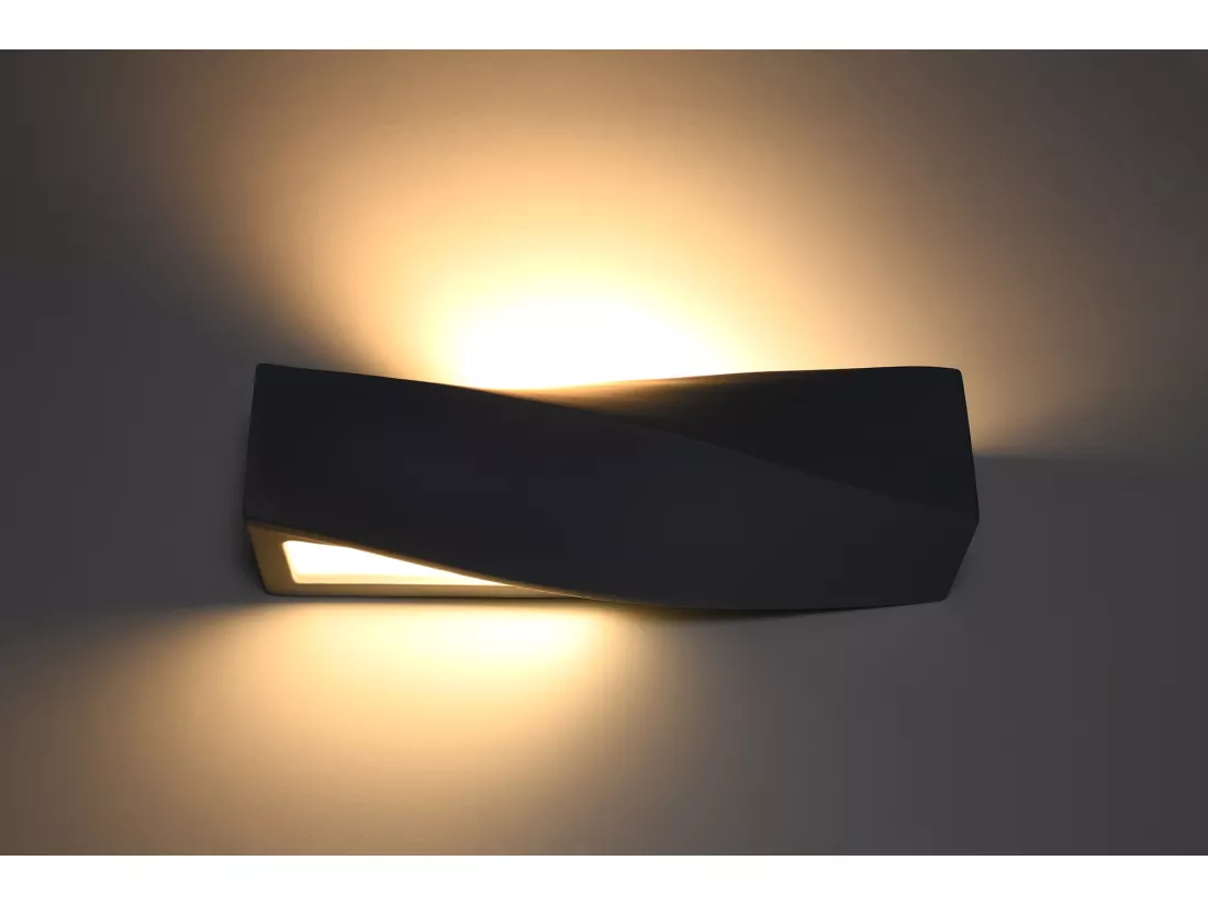 Sollux SIGMA Appliques Up & Down Twist Noir E27