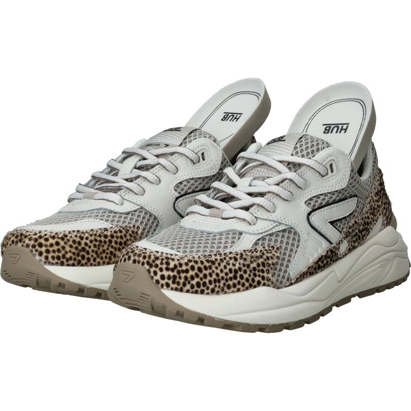HUB Grid M52 Sneakers Beige Dames
