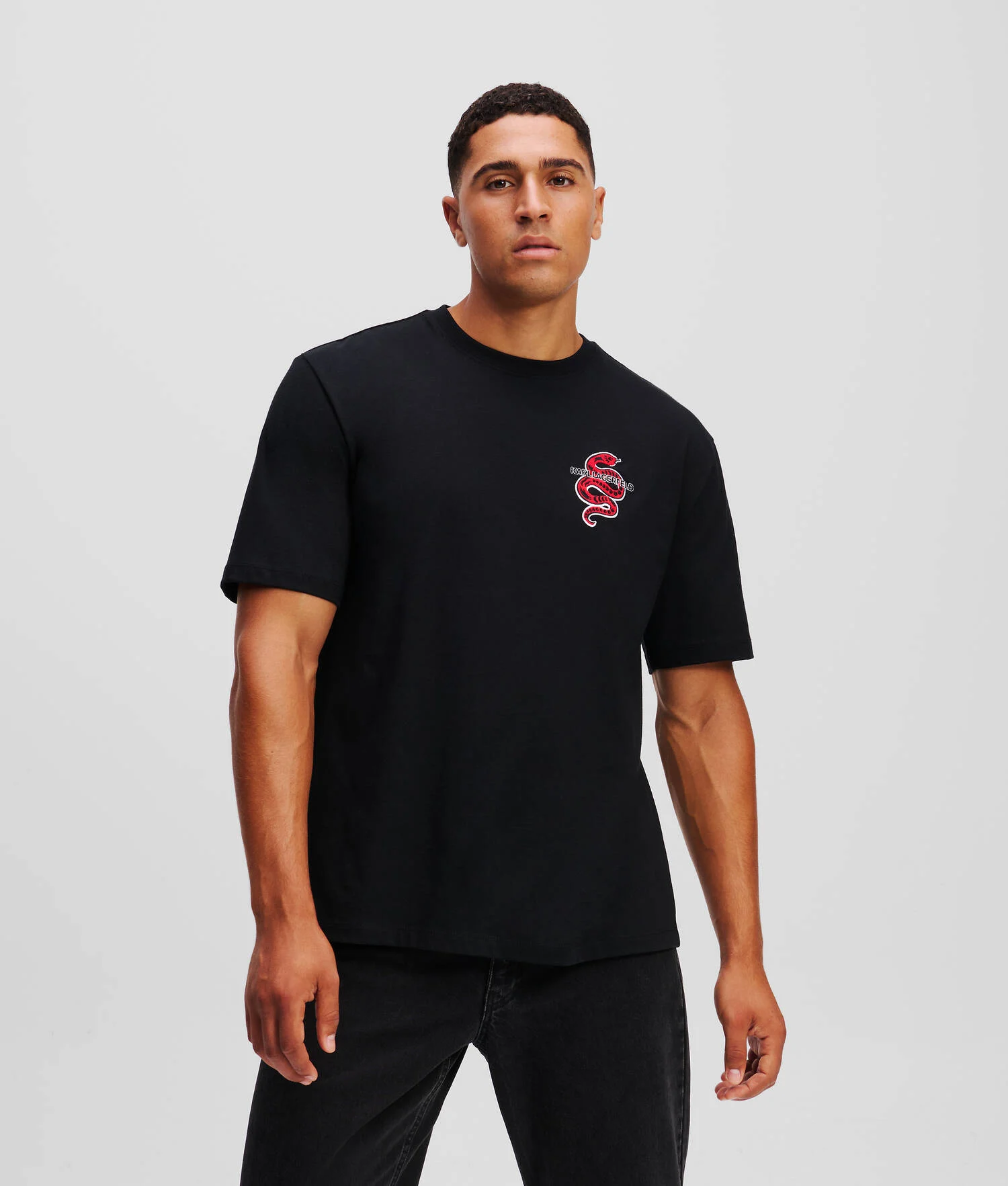 T-SHIRT NOUVEL AN LUNAIRE - Noir
