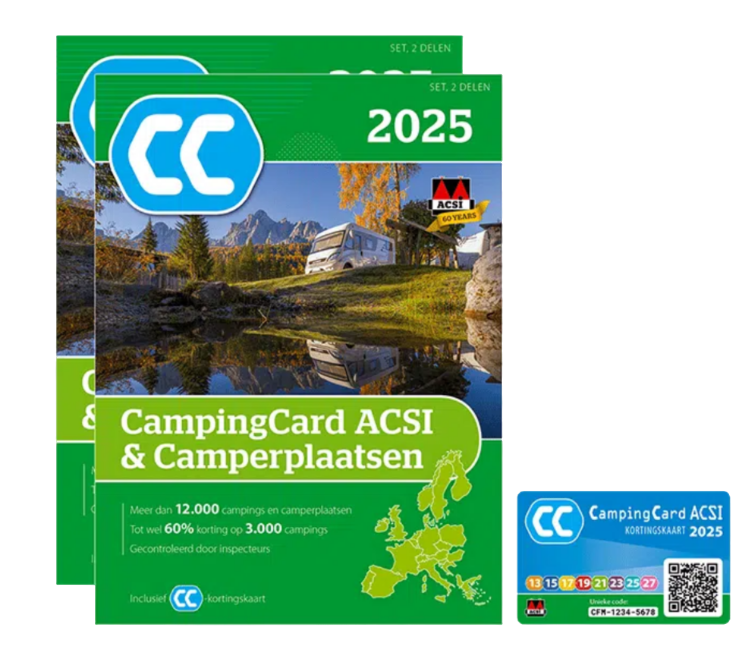 ACSI CampingCard & Camperplaatsen 2025