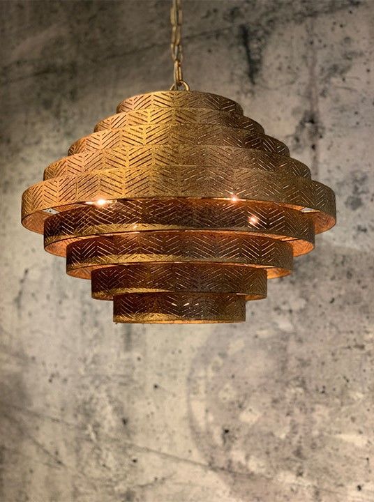 Hanglamp LB031-4+1br Vegas  | Leclercq & Bouwman⌀55  x H37 cm