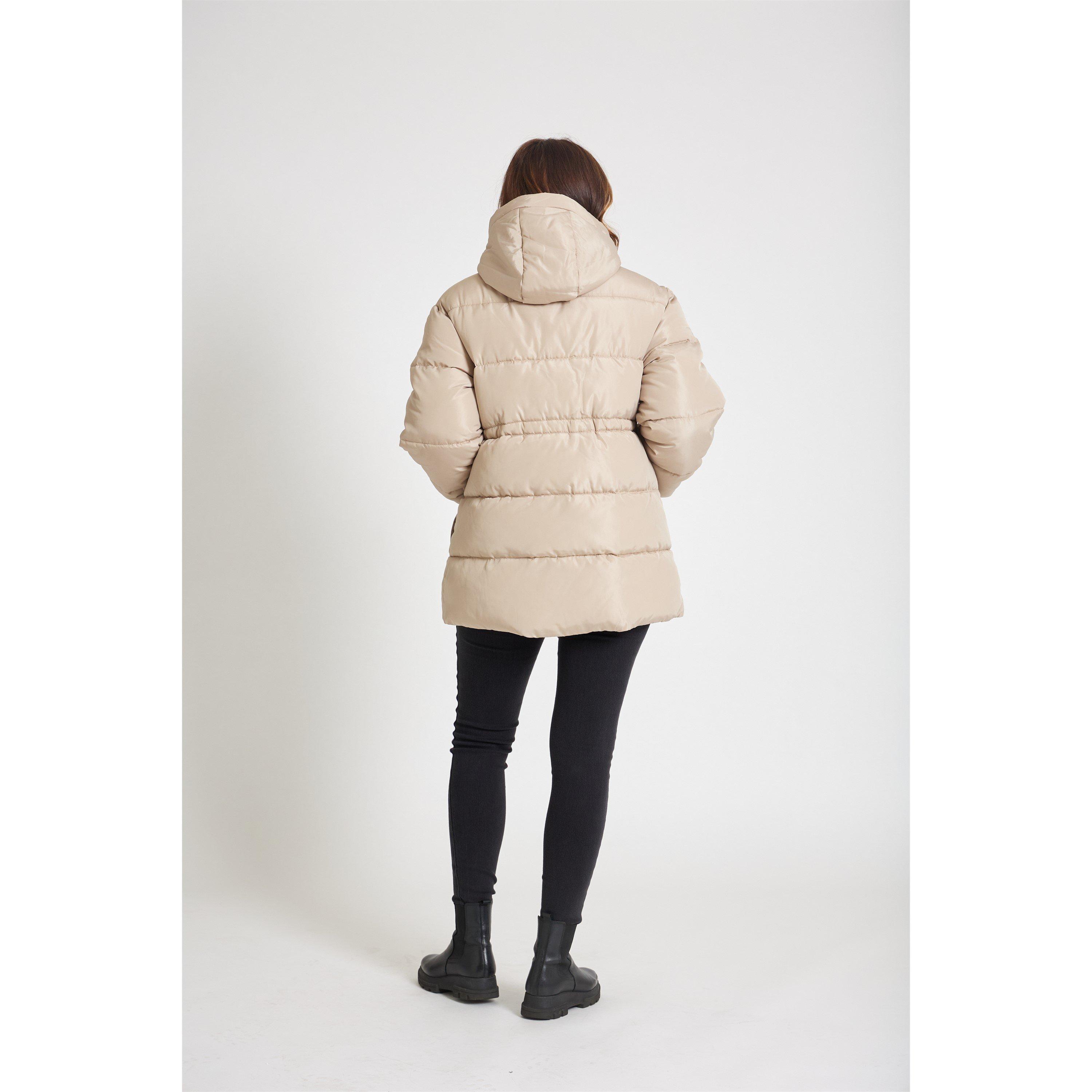 Be You Drawstring Drawstring Short Padded Coat