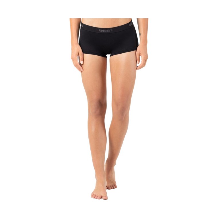 Super.natural Base 175 Boyfriend Hipster Women Jet Black