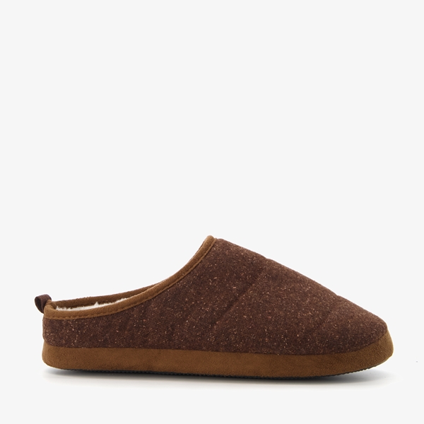 Thuis heren pantoffels bruin