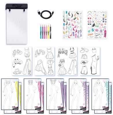 Style 4 Ever Fashion Designer Light-up Pad Hobbysett