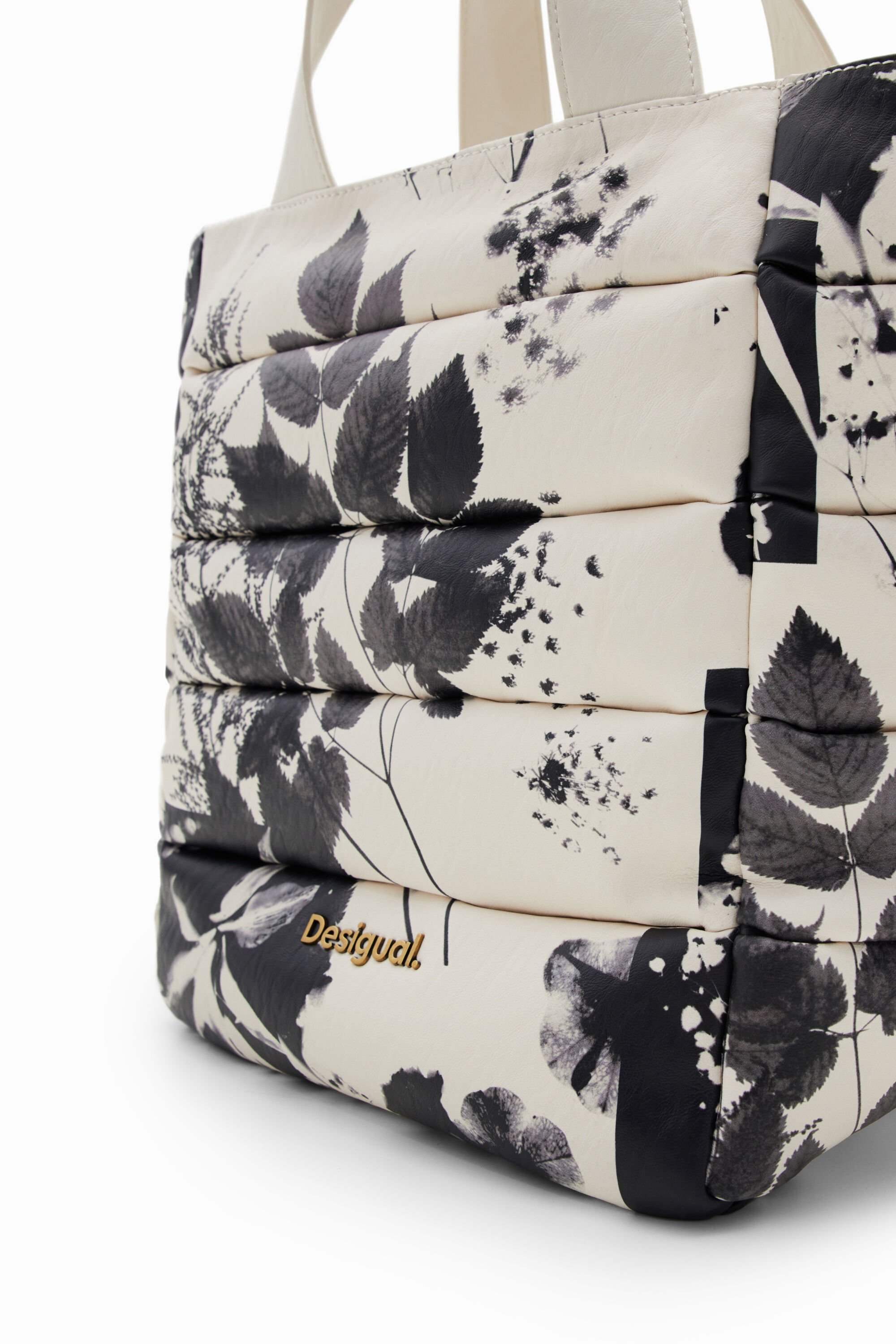Sac shopping moyen feuilles
