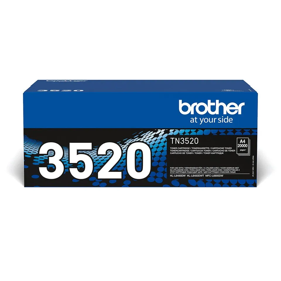 Brother TN3520 - Sort - original - tonerpatron - for Brother HL-L6400, MFC-L6900, MFC-L6970