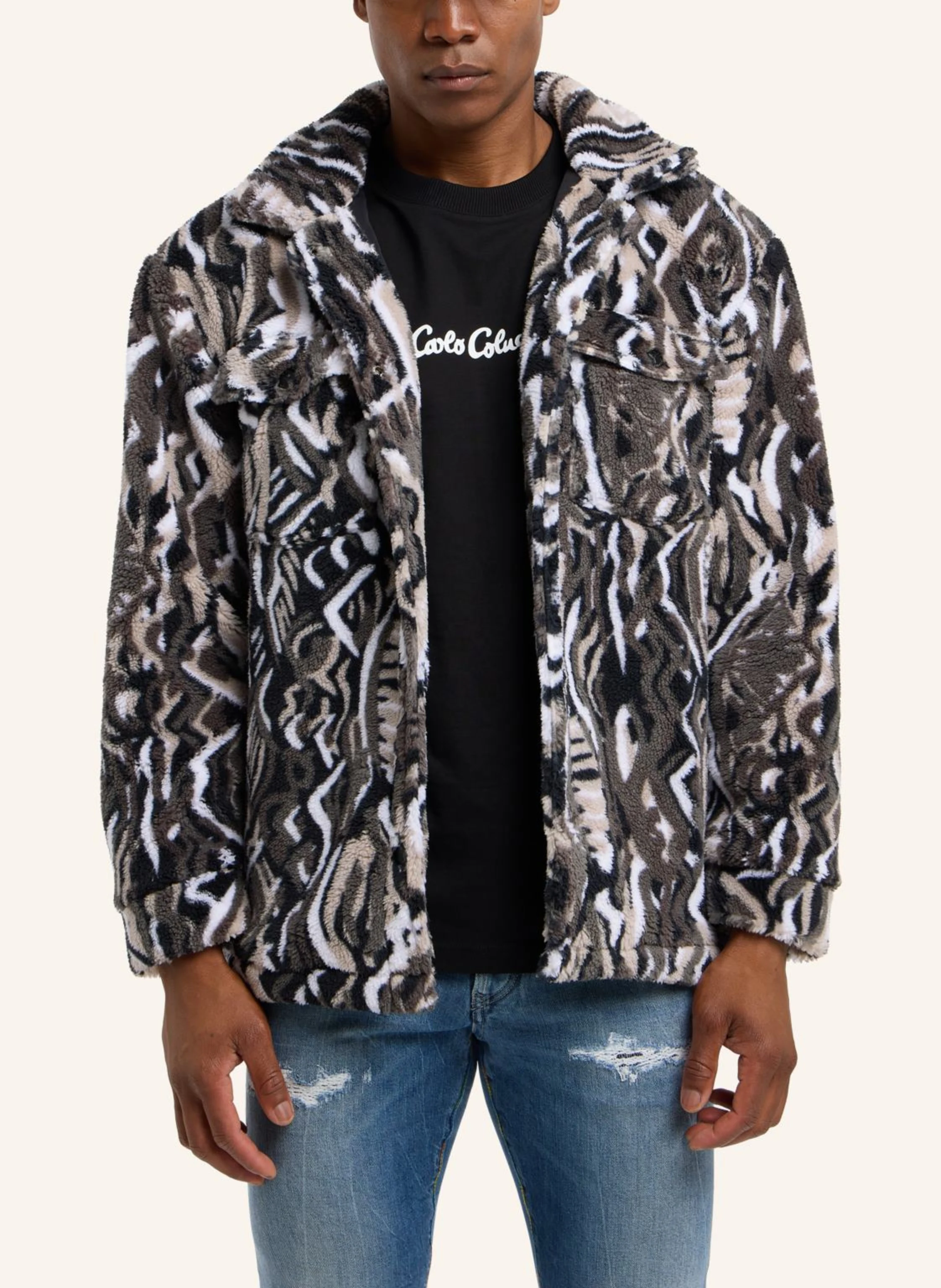 CARLO COLUCCI Unisex Teddy Hemdjacke DIRLER