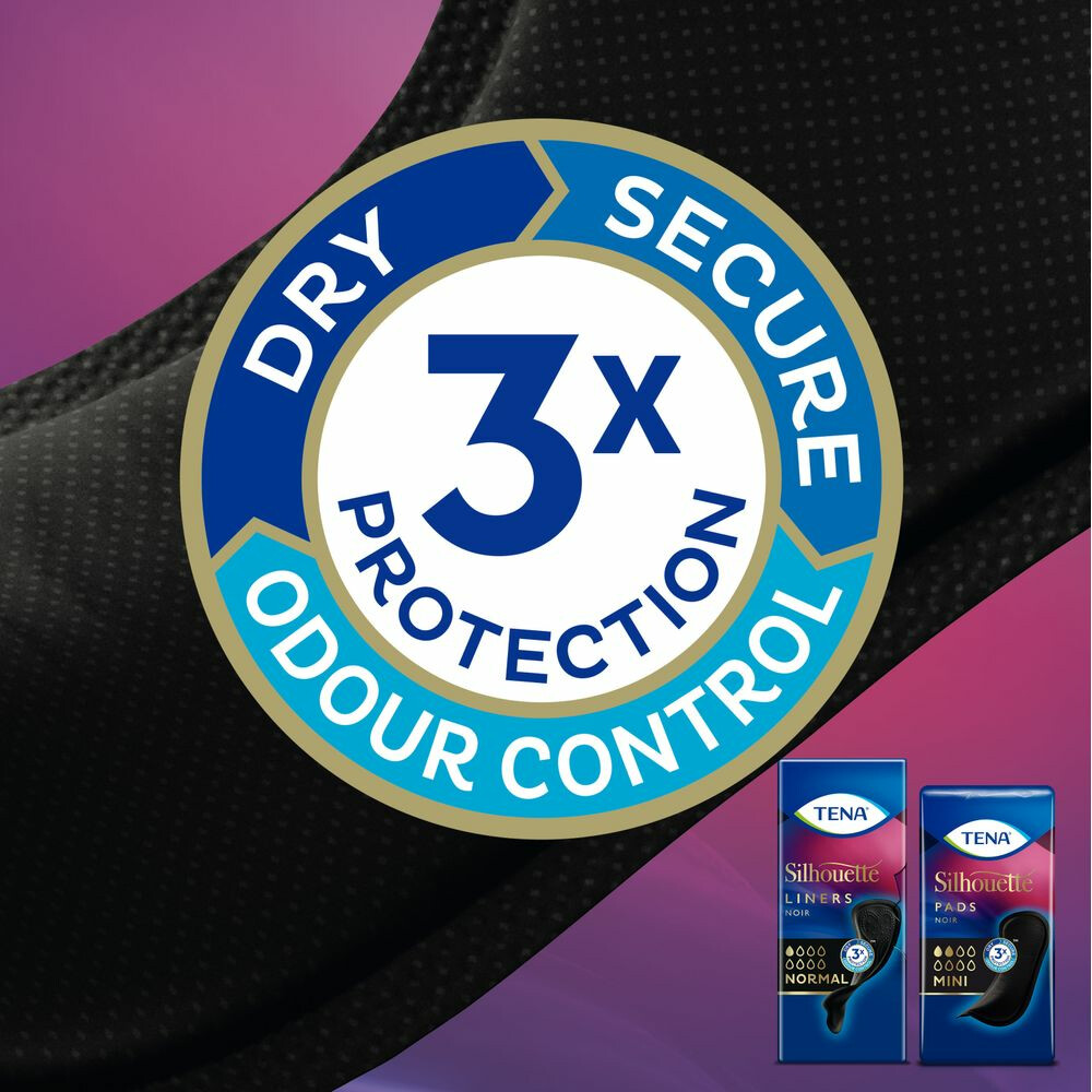 TENA Silhouette Pads Black Normal26 stuks
