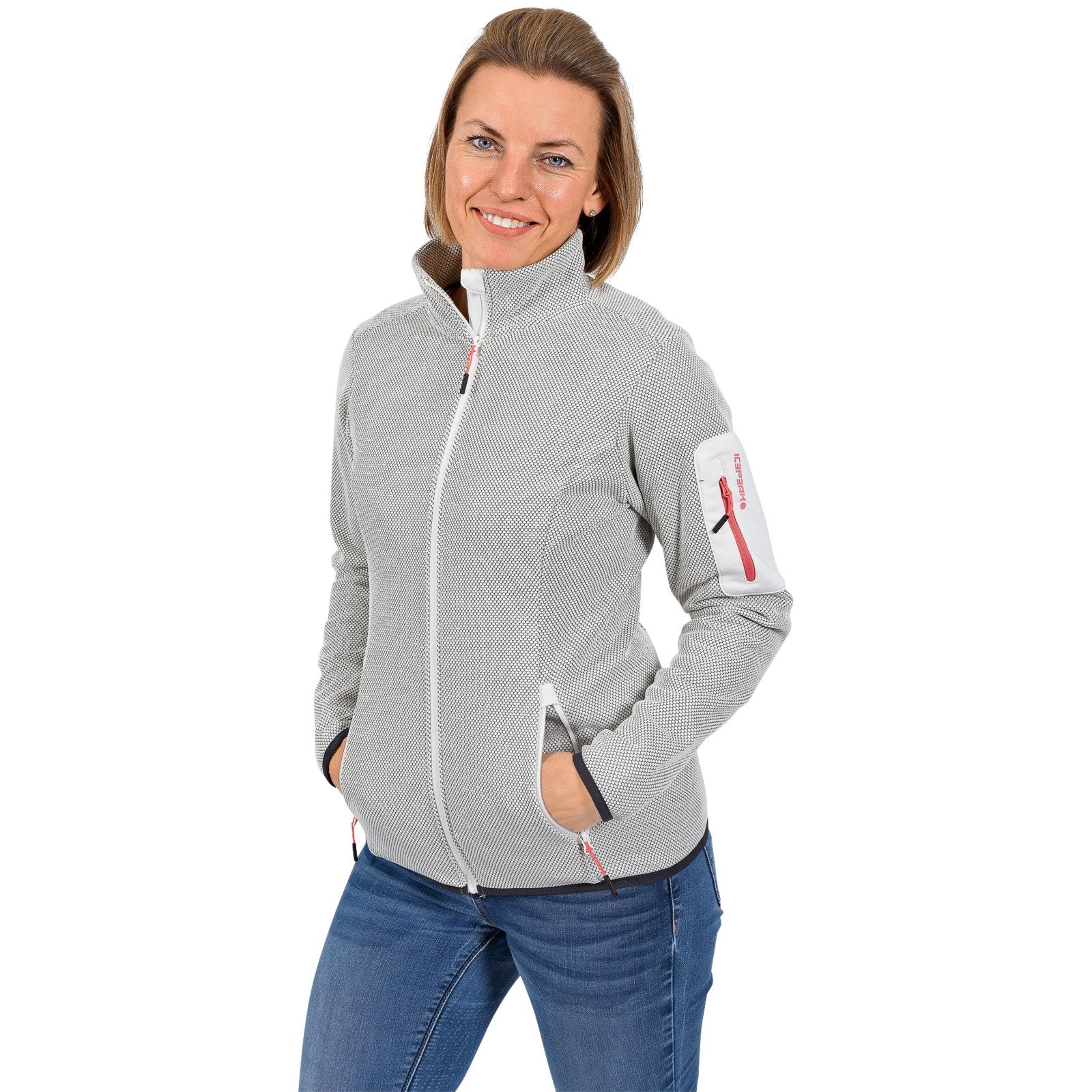 Icepeak Damen-Fleecejacke Bowersville M, dunkelblau