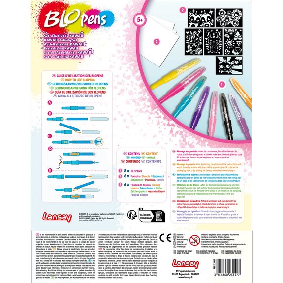 Blopens Set d'activités Kawaii