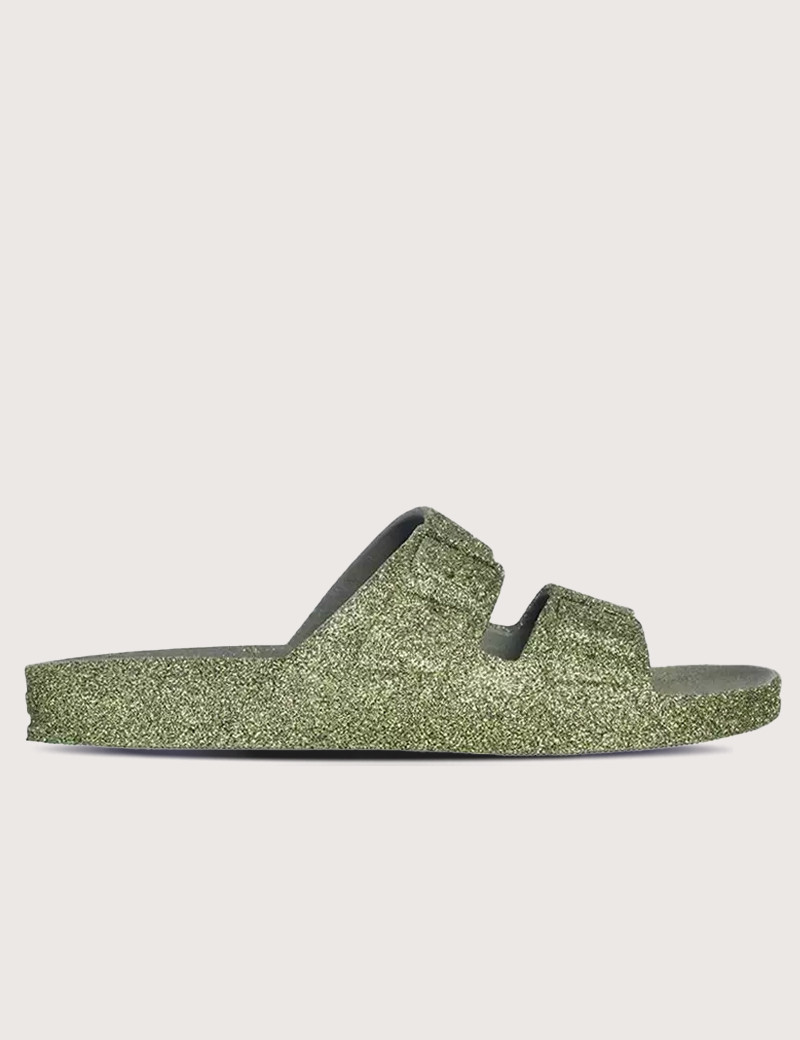 CACATOES SANDALES FEMME TRANCOSO DARK KAKI