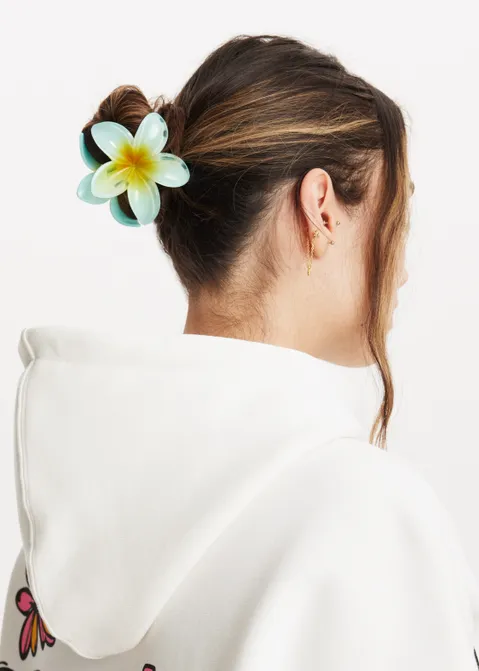 Haarclip bloem blauw (BLW.L)