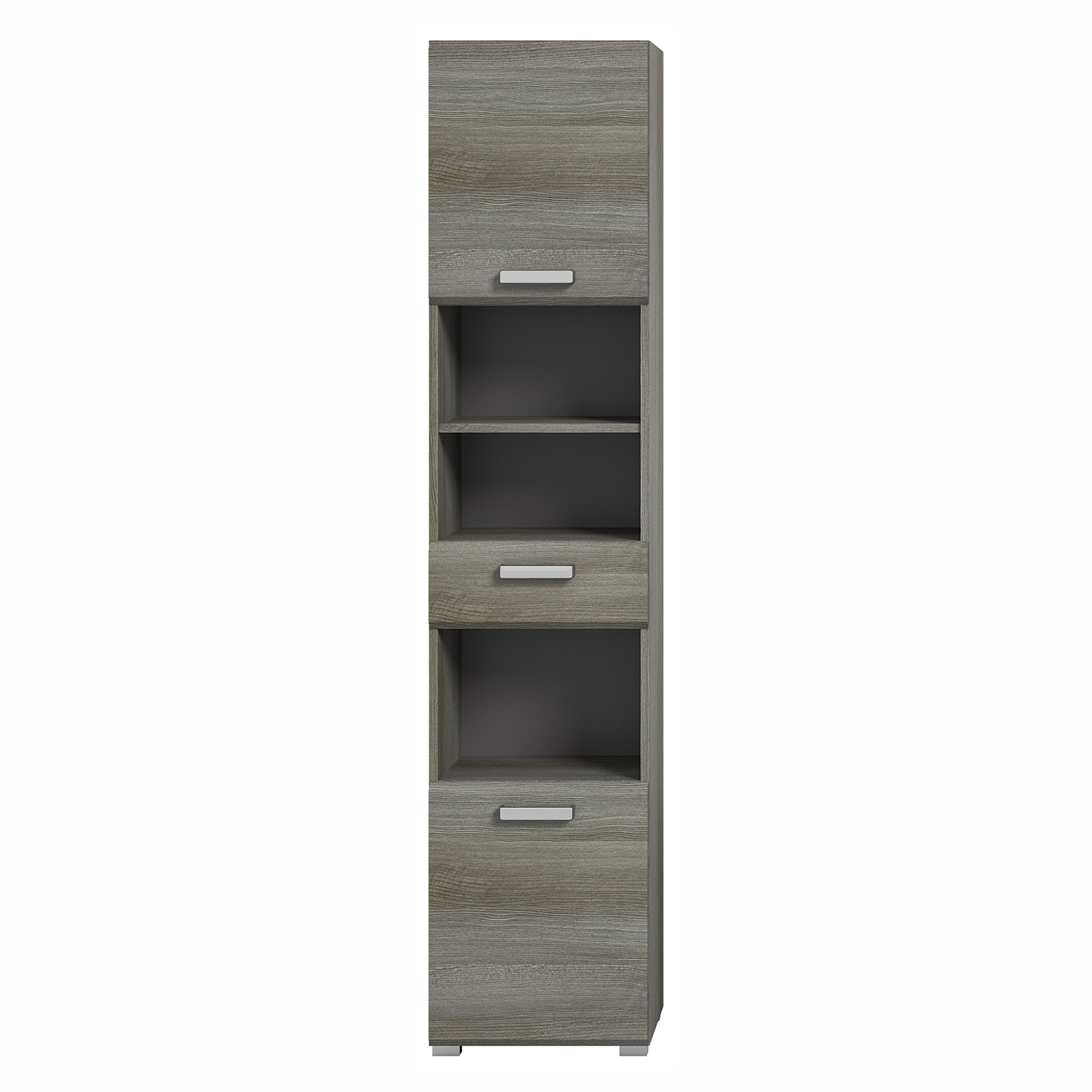 Hochschrank SILVER - Rauchsilber - 185 cm