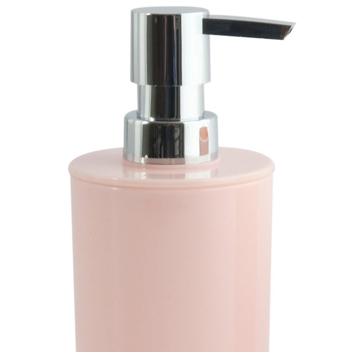 MSV Zeeppompje|dispenser Porto - kunststof - lichtroze - 7 x 16 cm
