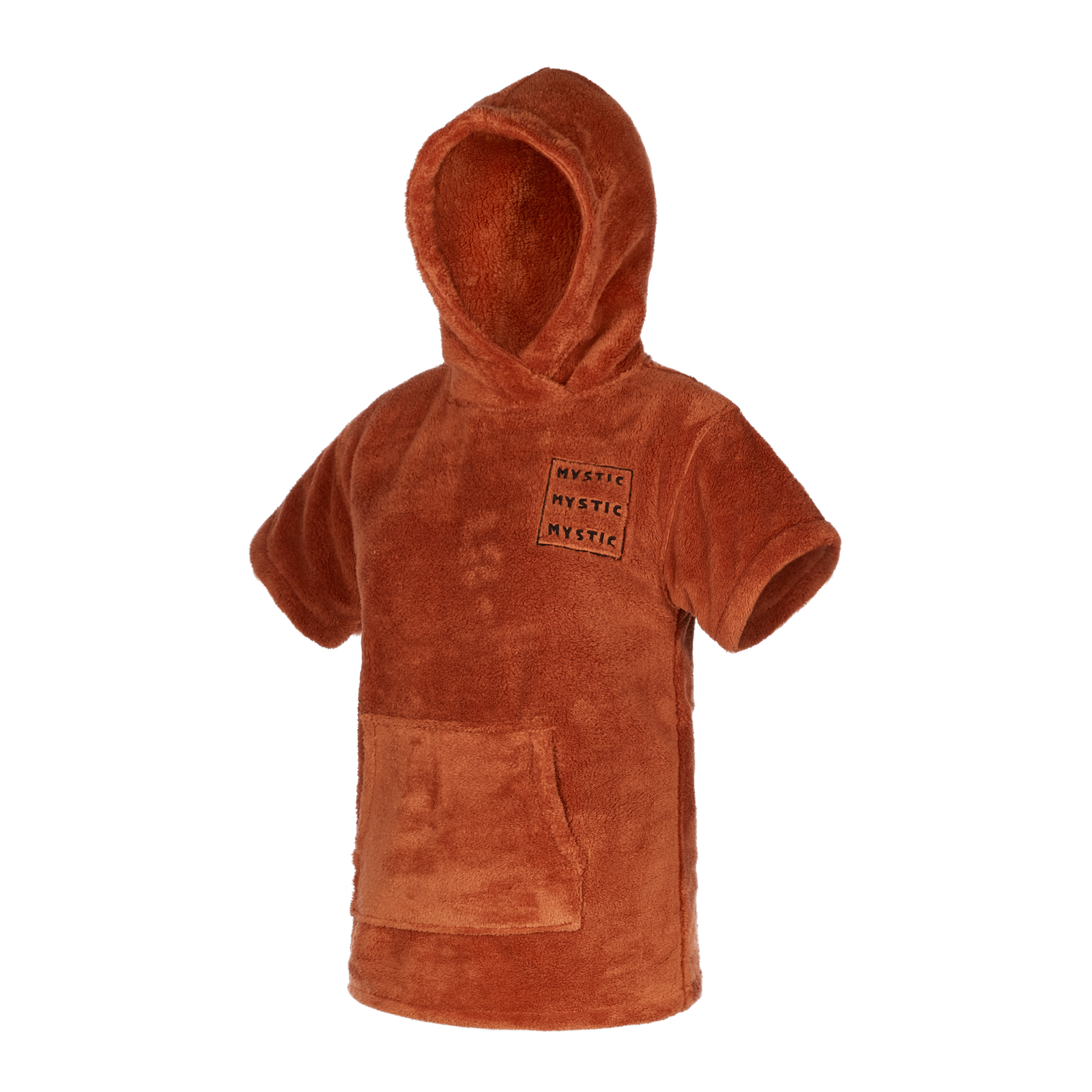 Mystic Poncho Teddy kids Rusty red