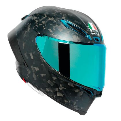Casque AGV PISTA GP RR - FUTURO CARBONIO FORGIATO - Noir / Bleu