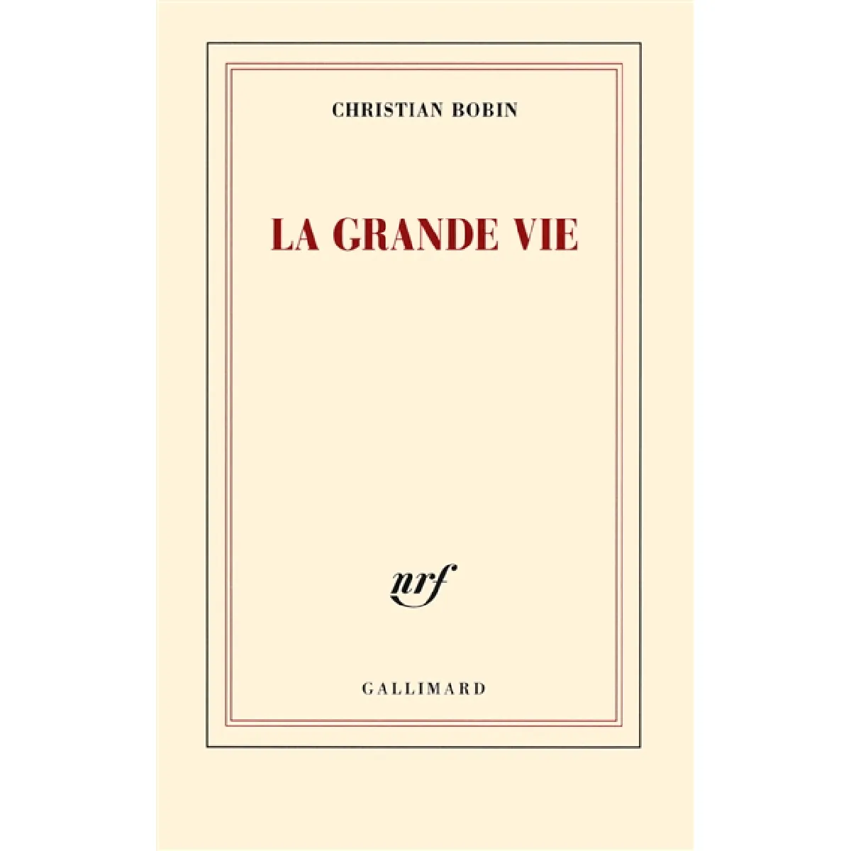 La grande vie · Occasion