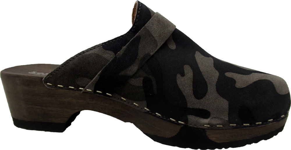 Softclox Clog TAMINA camouflage granit