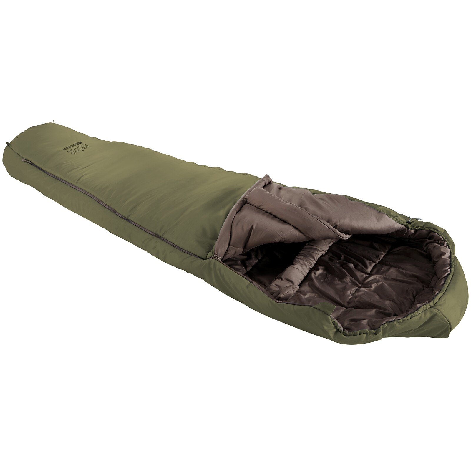 Winter Mumien Schlafsack 3 Jahreszeiten Lang Grand Canyon Fairbanks 205 XL -21°C Farbe: Red Dahlia