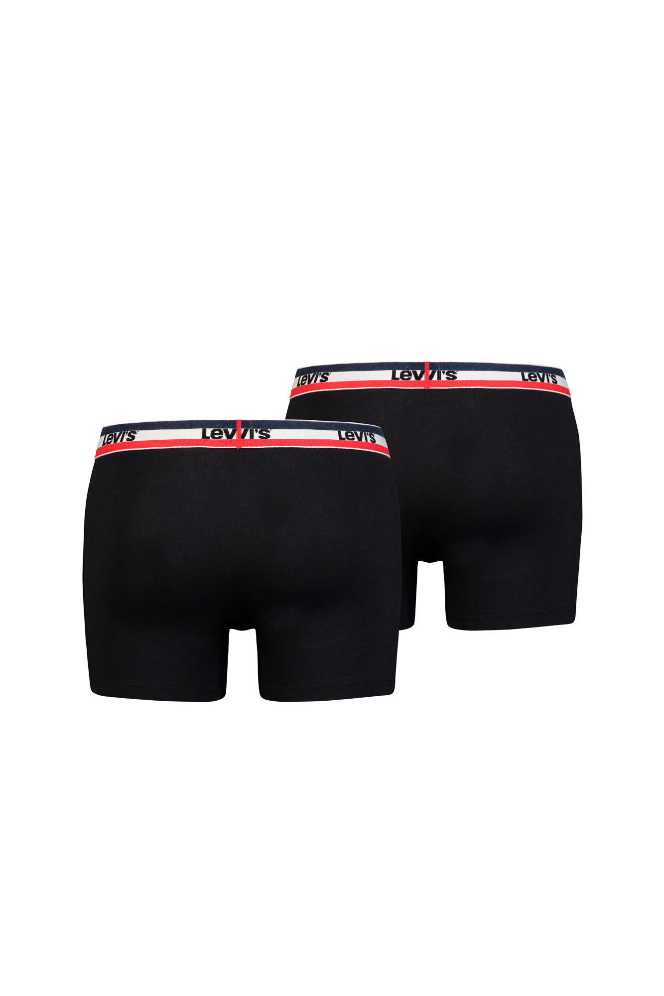 Pacote com 2 Cuecas Boxer Levi's® Sport com Logo - Pretas