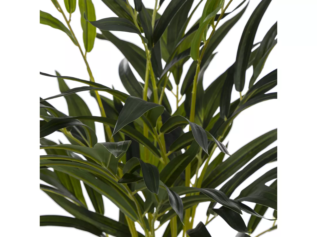 Plante artificielle Palmier dans Pot en Roseau H 80 cm
