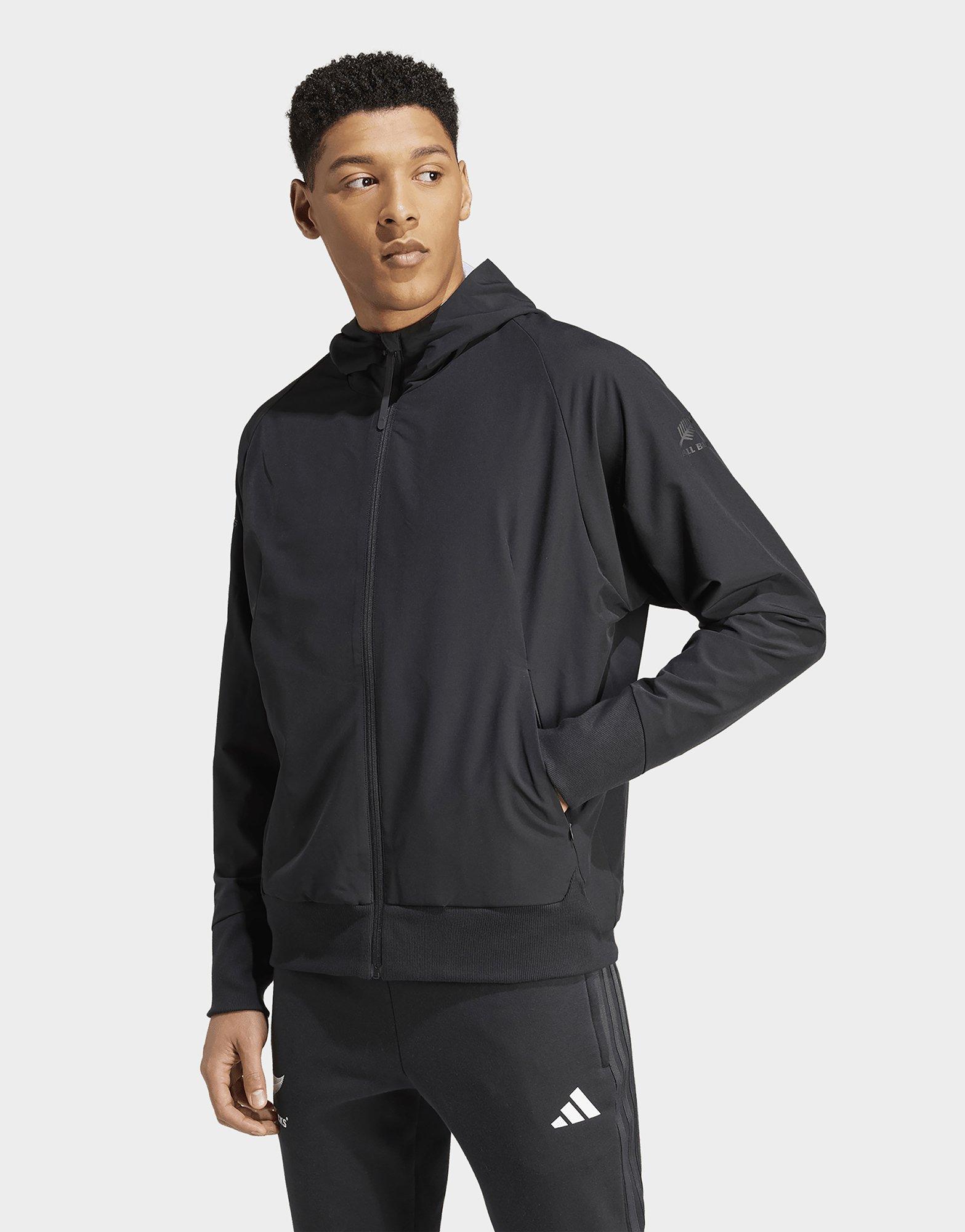 adidas Veste à capuche entièrement zippée toile All Blacks Z.N.E.
