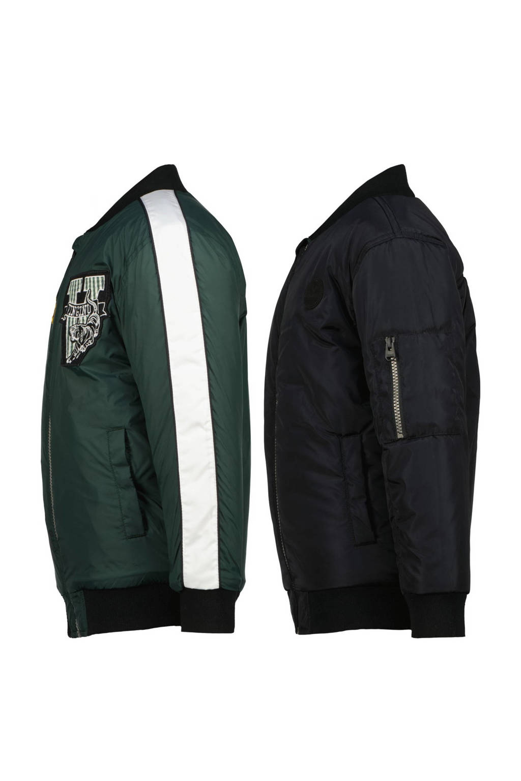 Vingino reversible bomberjack winter Tate zwart