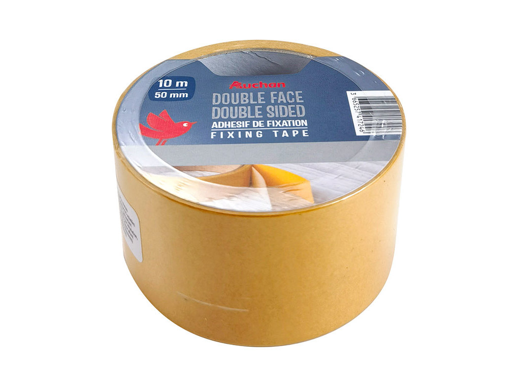 FITA DUPLA FACE AUCHAN UNIVERSAL 50MMX10M