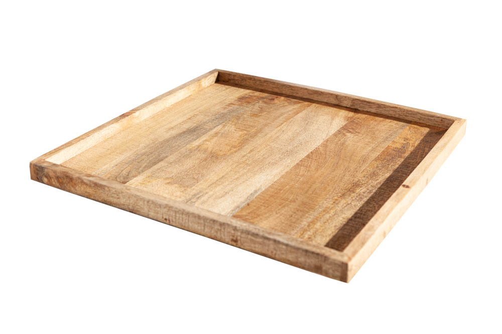 Massives Tablett MAKASSAR 50cm Mangoholz Servierbrett