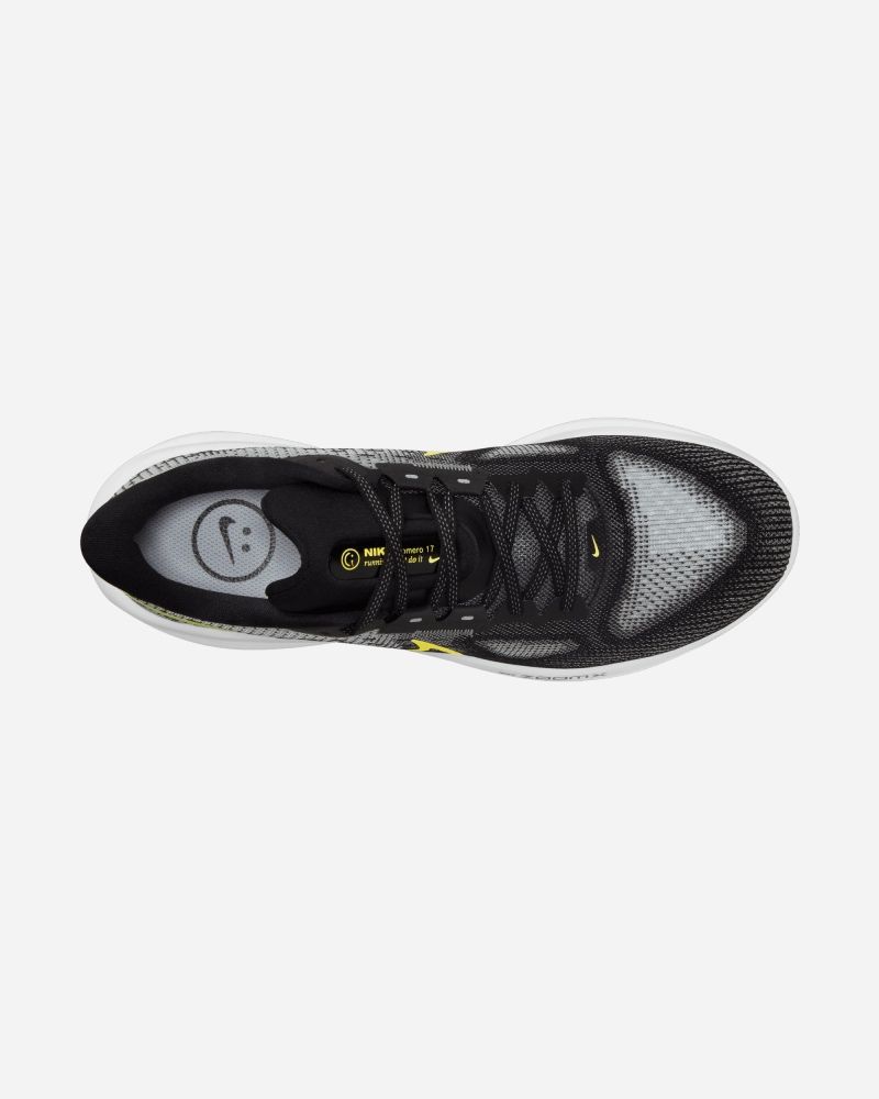 Chaussures de running Nike Vomero 17 Noir & Gris pour homme