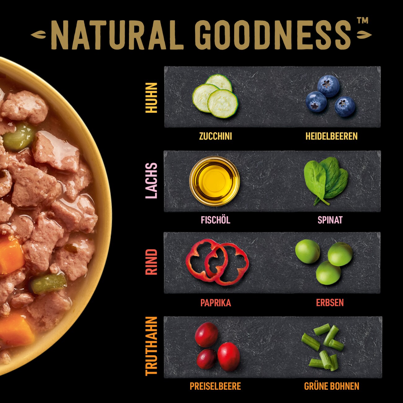 Cesar NATURAL GOODNESS Mega-Pack Casserole in Sauce 4 Varietäten 24 x 100g