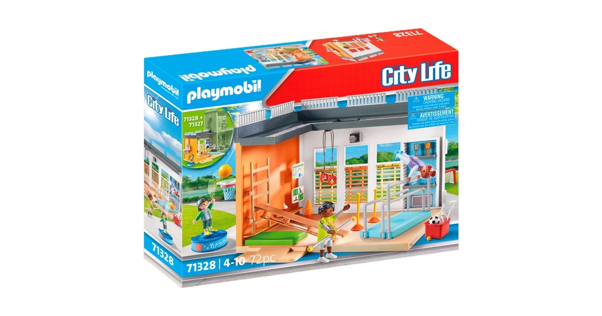 PLAYMOBILCity Life - Sportschool uitbreiding Constructiespeelgoed  (71328)