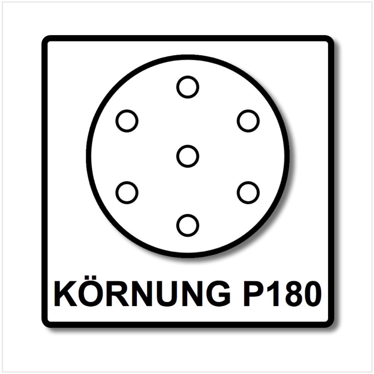 Festool STF D225/8 Granat schuurschijven 225 mm PLANEX P180 GR / 25 stuks ( 499640 )