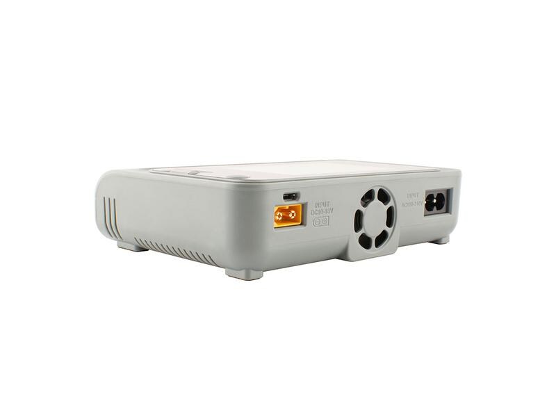 ToolkitRC Quad-Ladegerät Q4AC XT60 100W, 1-4S Modellbau Ladegerät mit 4 Anschlüssen