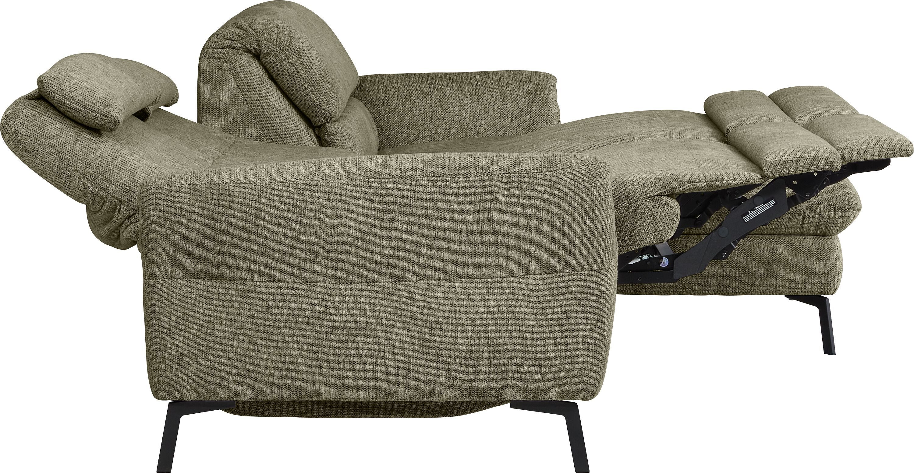 SEBO Ecksofa - Olive / B: 284.0 cm x T: 161.0 cm x H: 84.0 cm