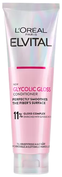 L'Oréal Paris Elvital Glycolic Gloss Conditioner For Normal Hair - 150 ml.