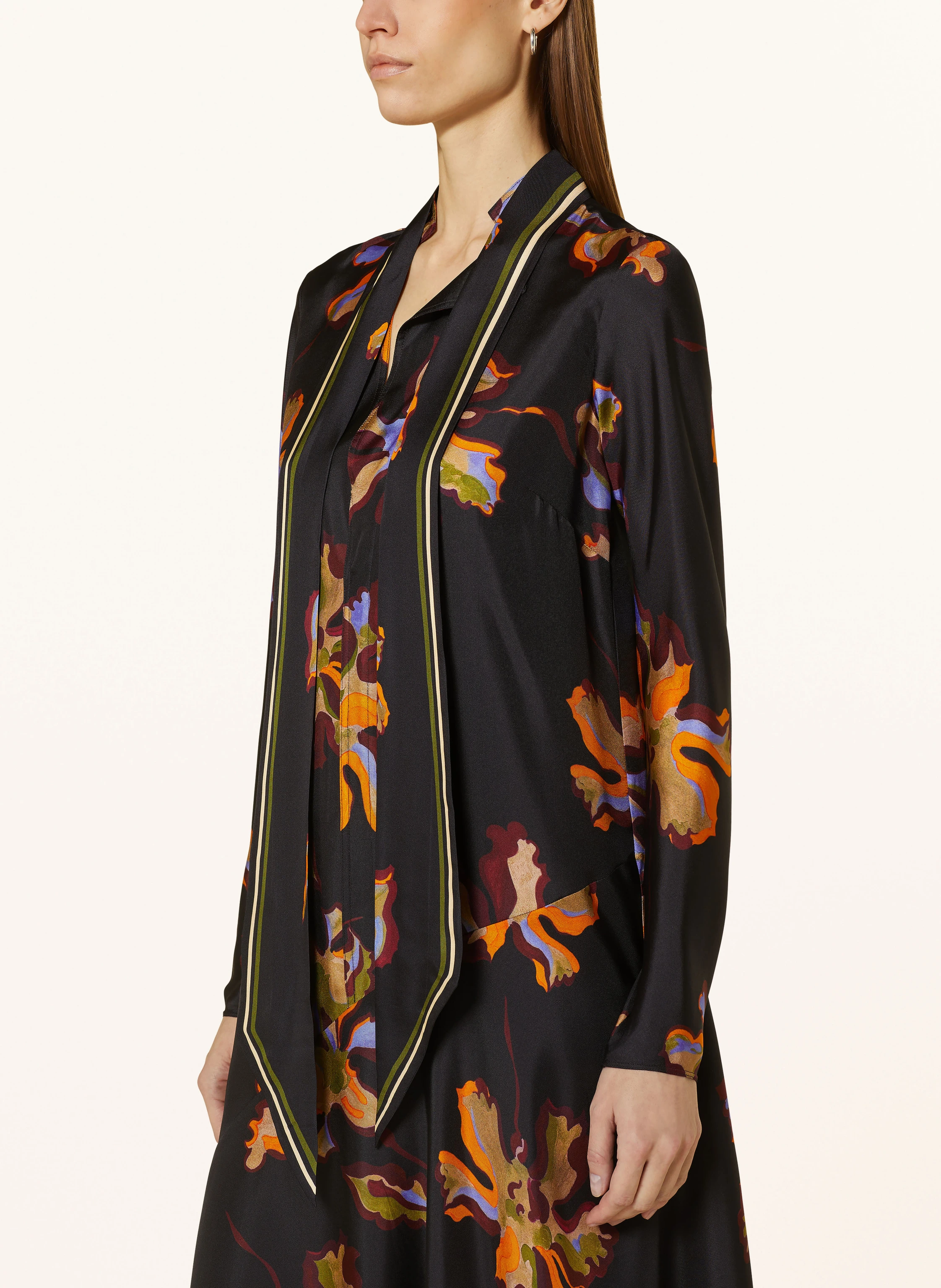 DOROTHEE SCHUMACHER Seidenkleid FLORAL SEDUCTIVE mit Schluppe