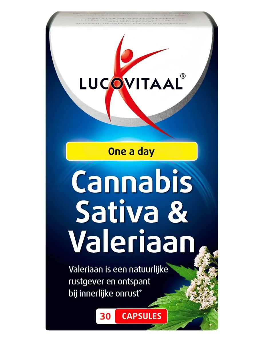 Cannabis Sativa & Valeriaan 30 capsules