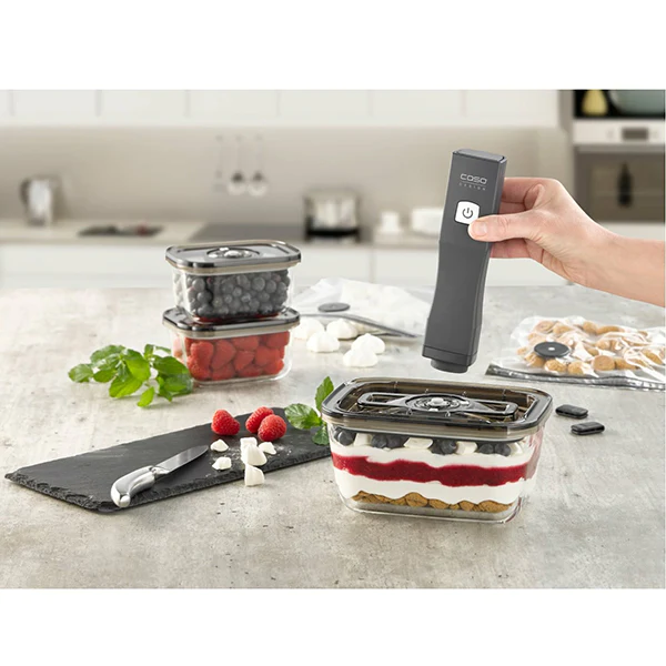 Pompe de mise sous vide électrique Vacu One Touch Eco-Set avec accesso