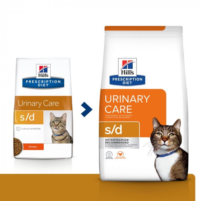 HILL'S Prescription Diet s/d Urinary Care au Poulet - Croquettes pour chat